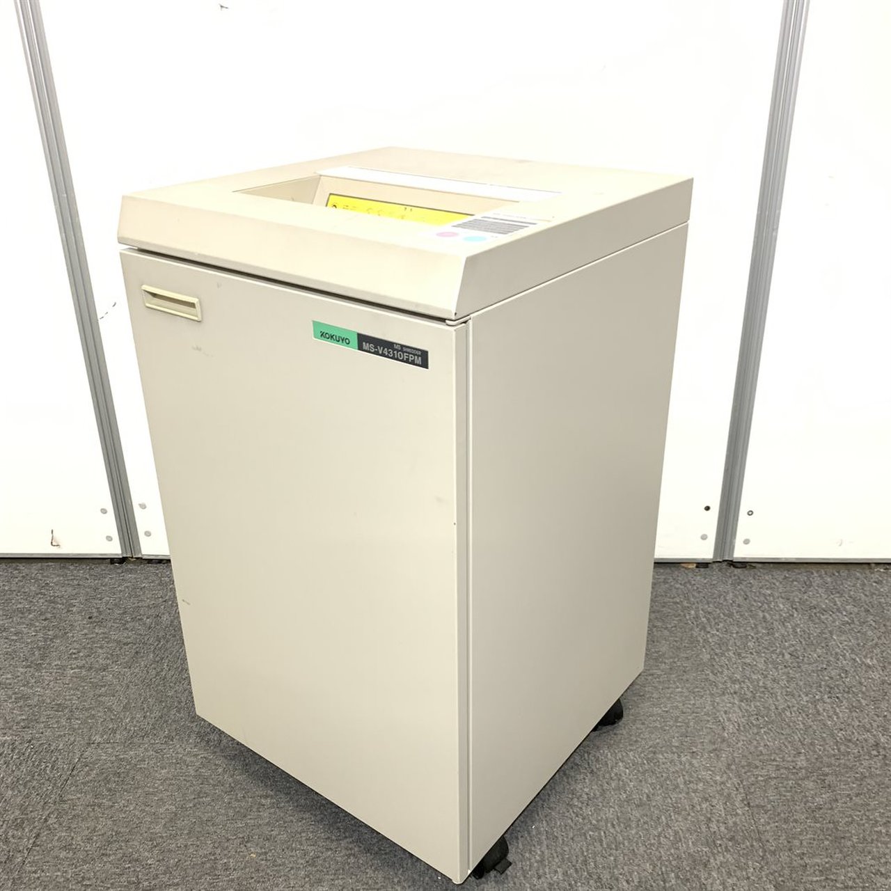 【限定１台入荷！】オフィス必須商品！！■パワークロスカットシュレッダー　書類が多い方にオススメです！お得
                        MS-V4310FPM
                                    中古
            