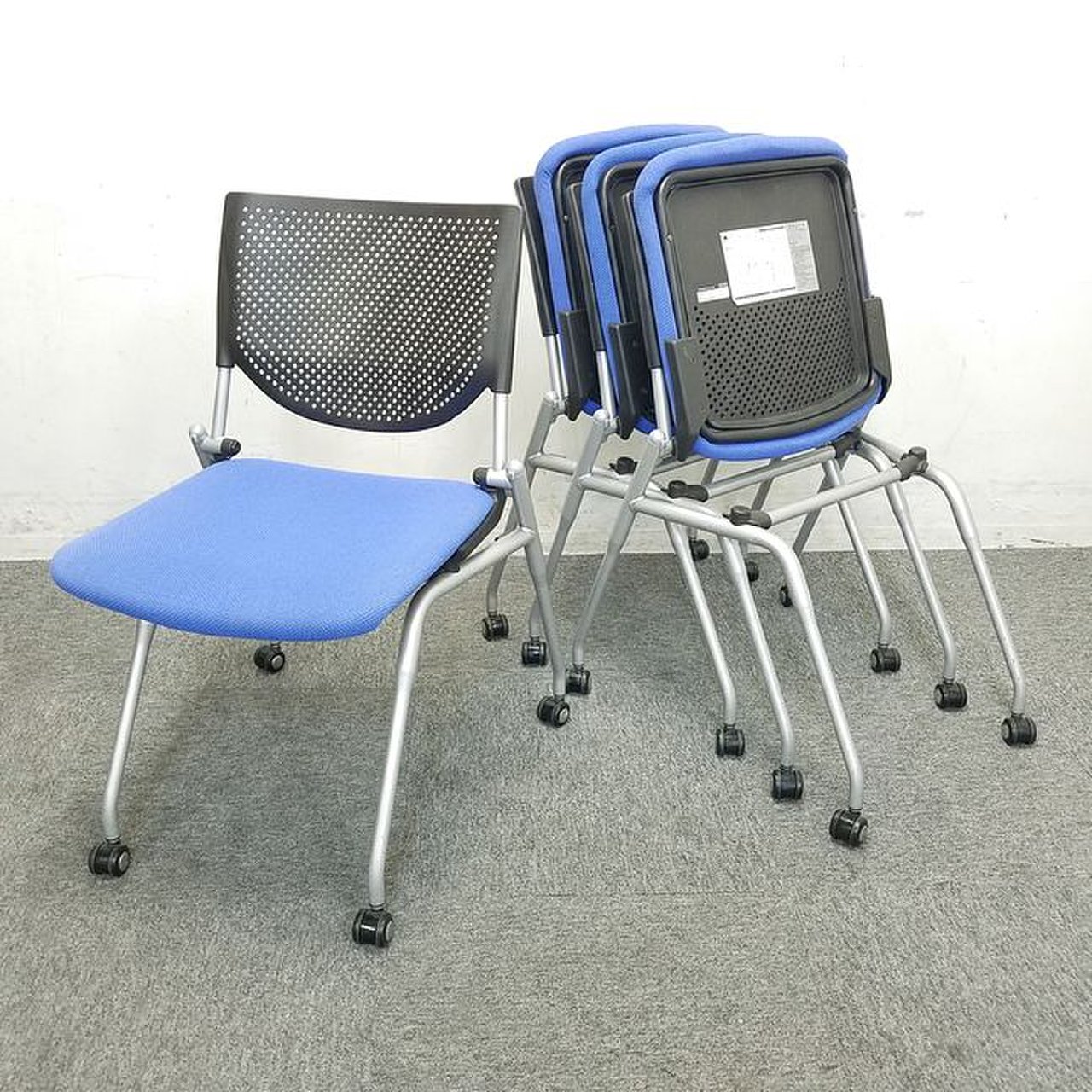 【４脚セット】オカムラ製｜プロスタック｜入れ替えや追加にオススメ☆スタッキングチェアセット入荷致しました！　中古家具　リサイクル
                        プロスタック 
                                    中古
            