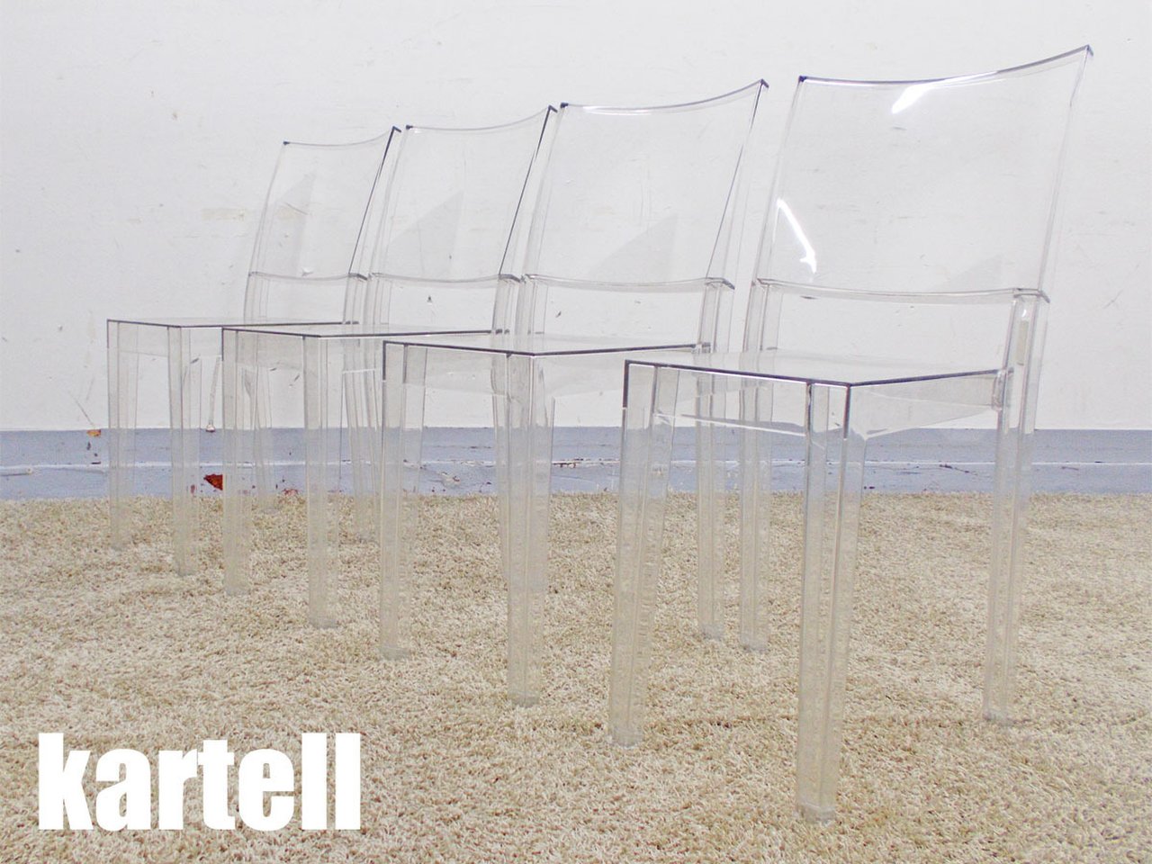 kartell/カルテル　フィリップスタルク　ラ マリー4脚セット　スケルトン　hhstyle取扱
                        その他シリーズ
                                    中古
            