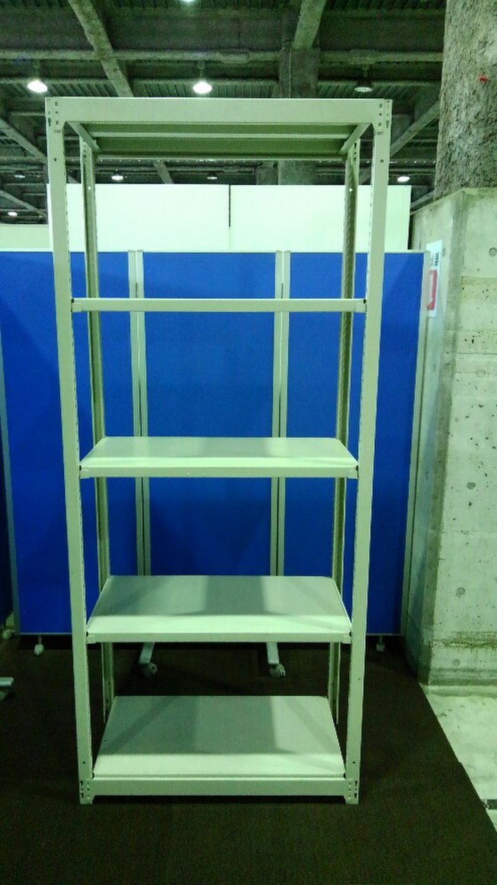 【☆年末年始休業のお知らせ☆2019年12月27日(金)～2020年1月8日(水)まで休業させて頂きます。2019年1月9日(木)より順次対応させて頂きます。】の軽量ラックが入荷しました！！　天地5段　耐荷重：段/150kg　ボルトレスなので組立も簡単！！　 ※マテハン本舗の中古商品は、千葉県柏市に在庫がございます。
                        不明
                                    中古
            