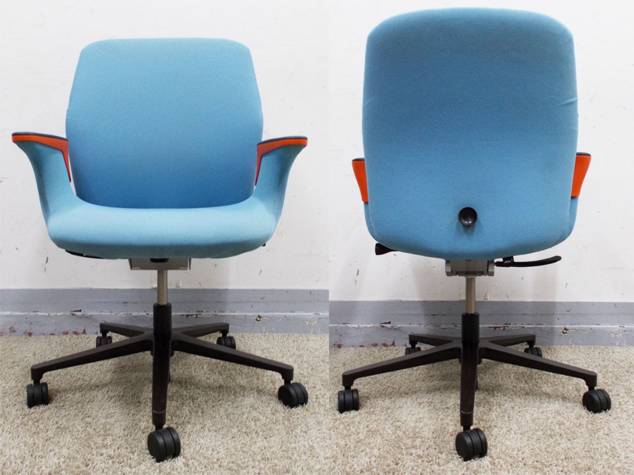 中古】ワークネスト vitra/ヴィトラ 肘付ハイバックチェア