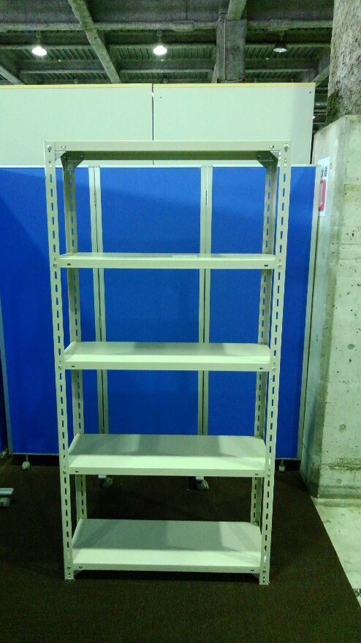 ボルト式のW890の中古ラックが1台入荷しました！！①　天地5段　耐荷重：段/100kg　
※マテハン本舗の中古商品は、千葉県柏市に在庫がございます。
                        不明
                                    中古
            