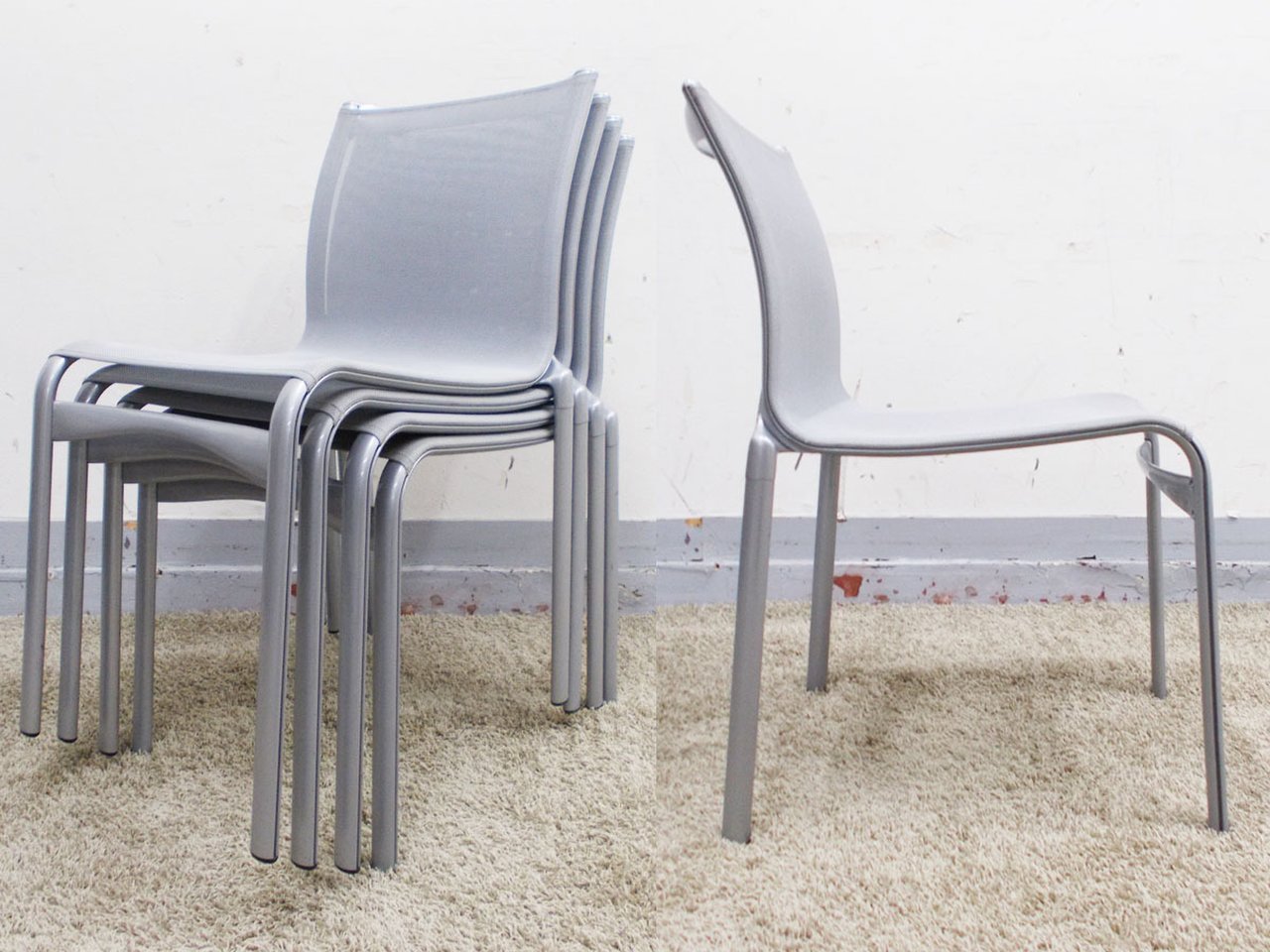 ★最終値下！★【中古】417 HIGHFRAME スタッキングチェア（アーム） ☆最終値下！☆【中古】417 HIGHFRAME スタッキングチェア