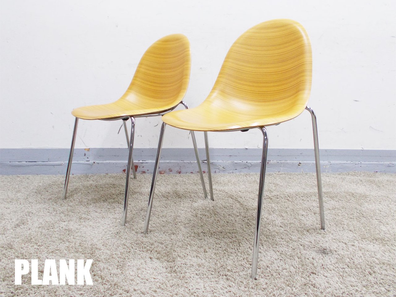 Plank/プランク　 LUNA / ルナ スタッキングチェア 2脚セット　ダイニング
                        その他シリーズ
                                    中古
            