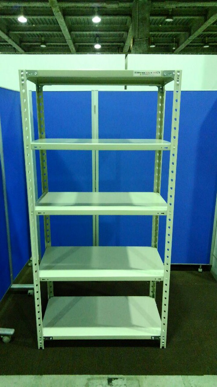 上下ボルト式タイプの中古ラックが入荷致しました！！　天地5段　耐荷重：段/150kg　全段で750kgまで！　 
※マテハン本舗の中古商品は、千葉県柏市に在庫がございます。
                        KRラック 
                                    中古
            