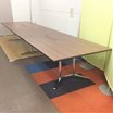 大型会議テーブル　上質な空間の演出　高級　オカムラ　ラティオⅡ　重厚感あるネオウッドダーク色　【在庫入替価格】