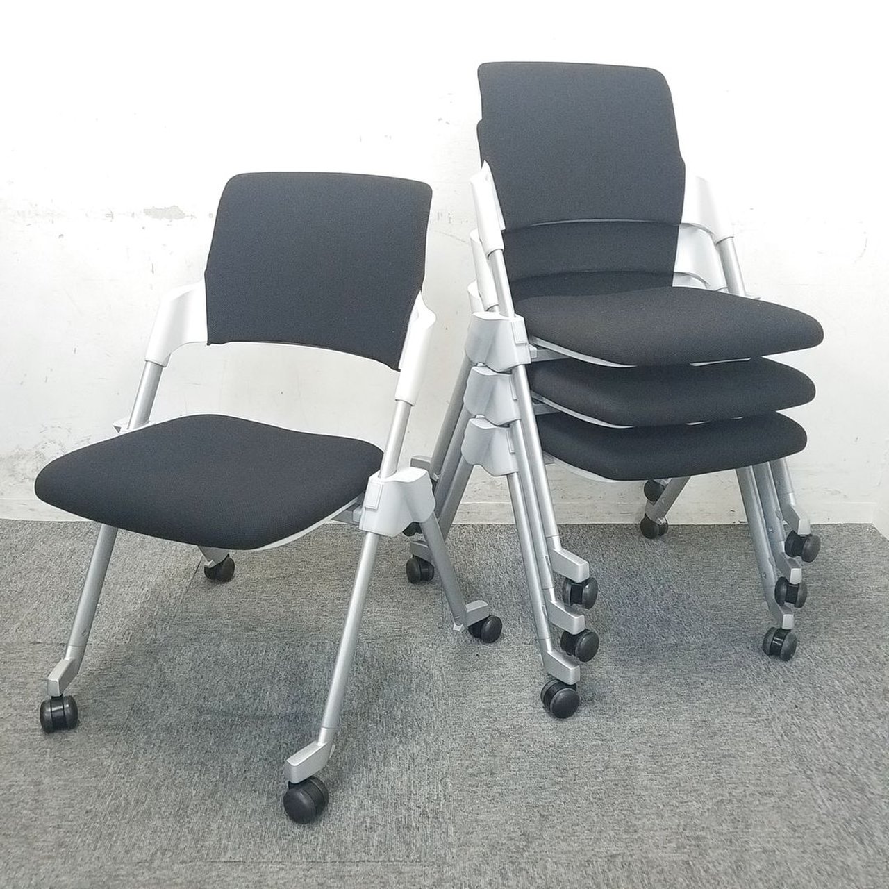 【7セット有り！】コクヨの定番モデル「Amphi（アンフィ）」入荷！中古　オフィス家具　ミーティングチェア　高級
                        アンフィ 
                                    中古
            