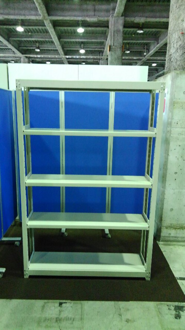スリムな中古ラックが1台入荷致しました！　天地5段　耐荷重：段/200kg　ボルトレスなので組立も簡単！
※マテハン本舗の中古商品は、千葉県柏市に在庫がございます。
                        不明
                                    中古
            
