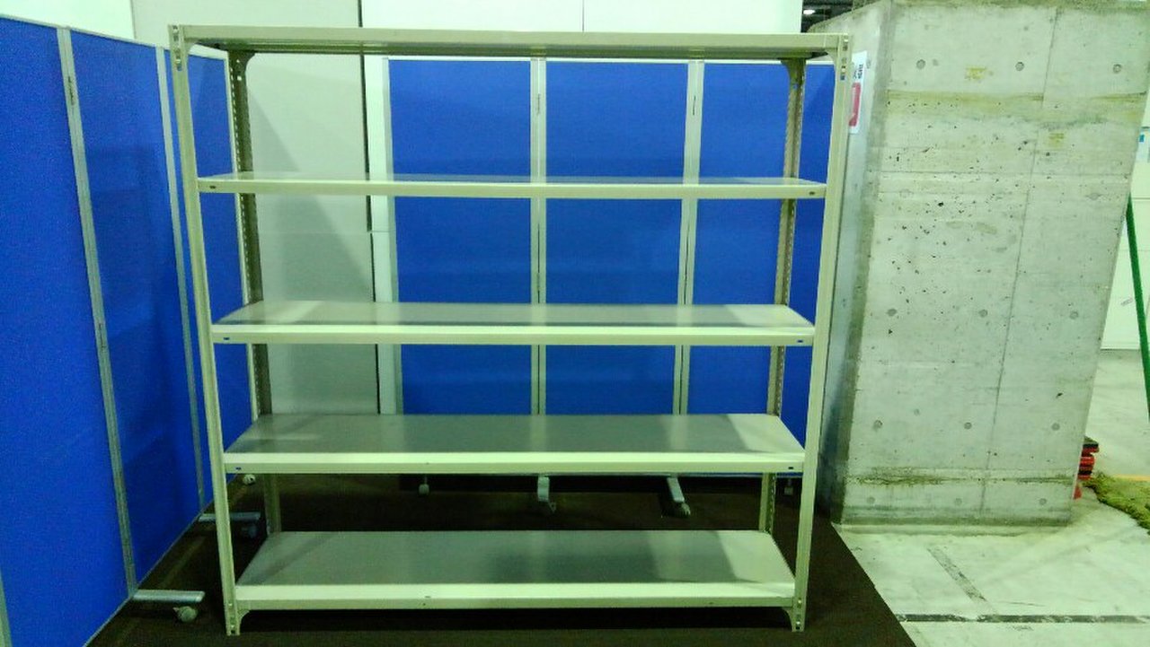 【☆年末年始休業のお知らせ☆2019年12月27日(金)～2020年1月8日(水)まで休業させて頂きます。2019年1月9日(木)より順次対応させて頂きます。】コクヨのW1800の中古ラックが4台入荷しました！　天地5段　耐荷重：段/150kg　ボルトレスなので組立も簡単！ 
※マテハン本舗の中古商品は、千葉県柏市に在庫がございます。
                        不明
                                    中古
            