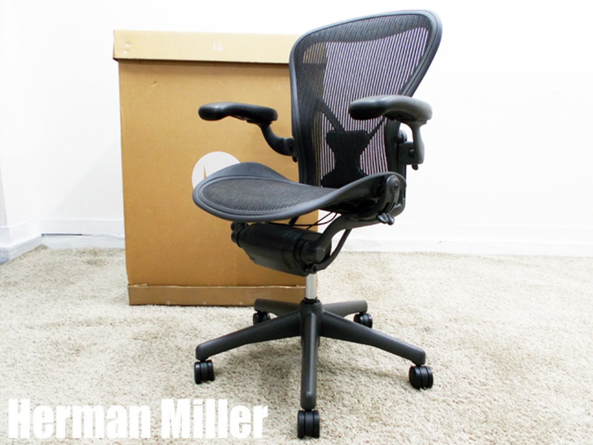 【2019年製！！】HermanMiller/ハーマンミラー　アーロンチェア ポスチャーフィット　Bタイプ　黒　AE113AWBPJG1BBBK3D
                        アーロンチェア（ポスチャー
                                    新古品
            