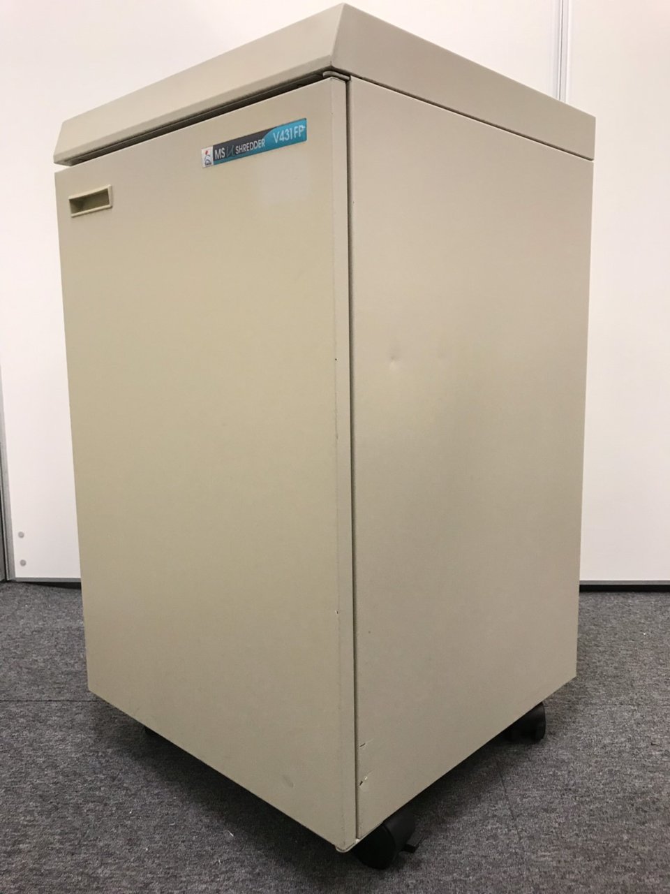 【最大裁断枚数17枚※新品時】シュレッダー　ワンカットクロス｜明光商会製｜MS V431FP
                        Vシリーズ
                                    中古
            