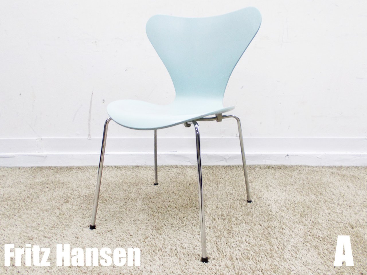 A)Fritz Hansen/フリッツハンセン　セブンチェア　ブルー　北欧　ヤコブセン
                        その他シリーズ
                                    中古
            