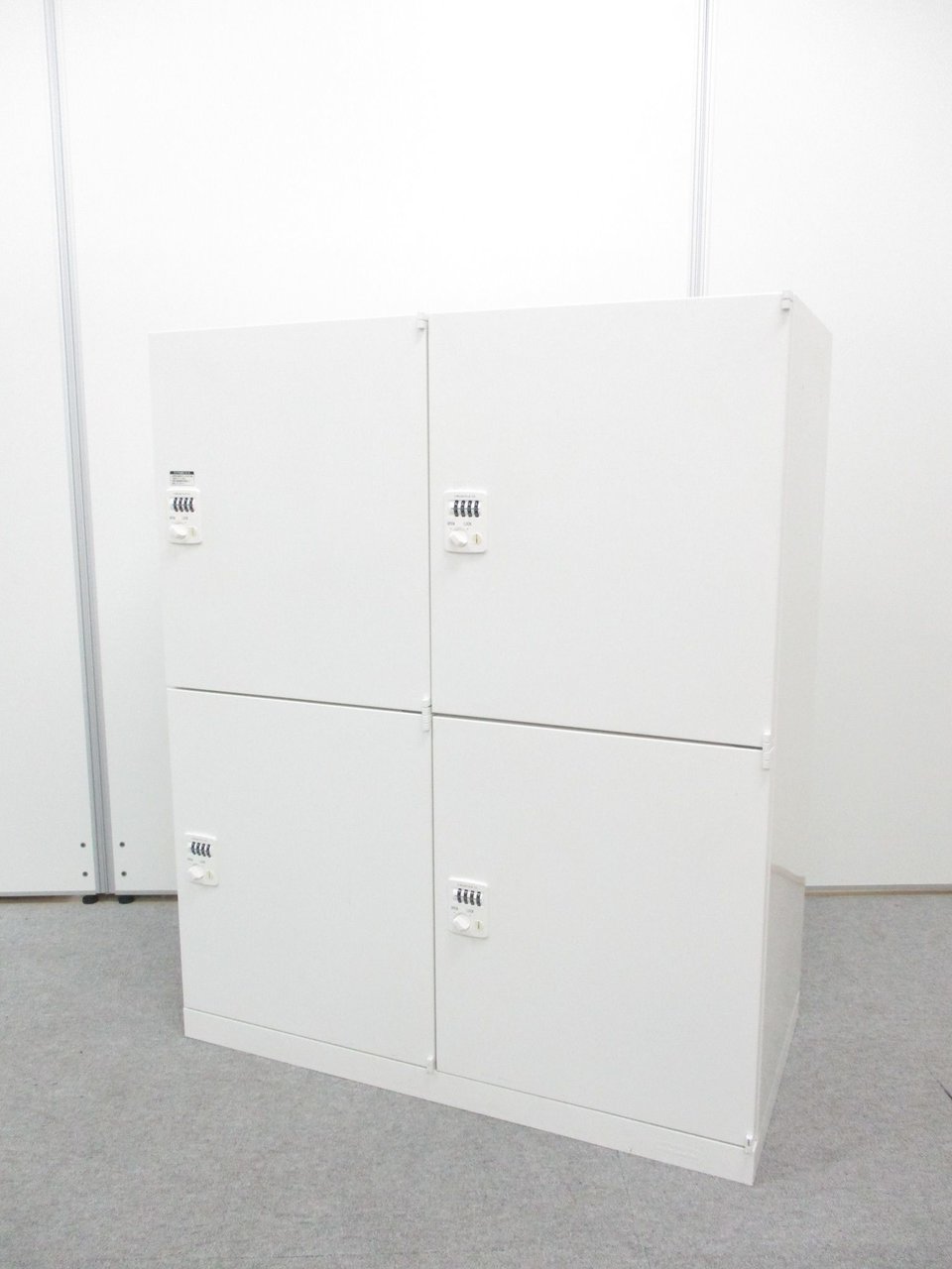 中古】レクトラインロッカー 4B386Y ZA75 オカムラ/okamura 4人