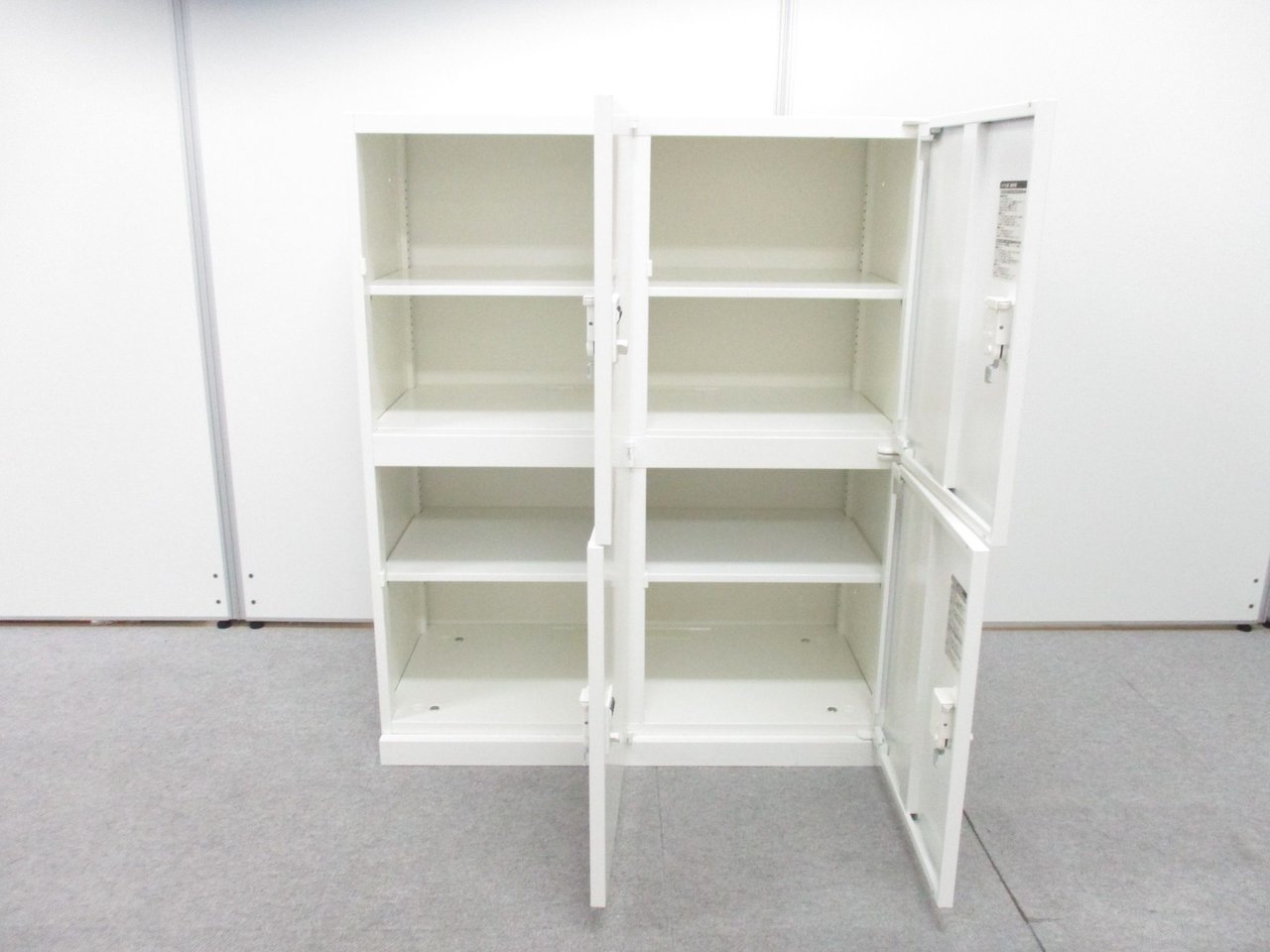 中古】レクトラインロッカー 4B386Y ZA75 オカムラ/okamura 4人