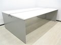 メーカー希望価格50万円以上W4800 大型フリーアドレス/ホワイト天板+エンド脚シルバー/オカムラ製の人気シリーズ【現行型】【滞留品】【J】【A00567978】