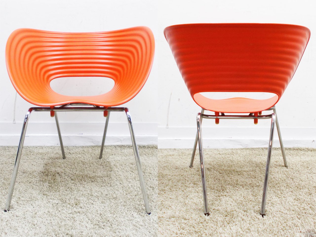 中古】トムバックチェア vitra/ヴィトラ スタッキングチェア