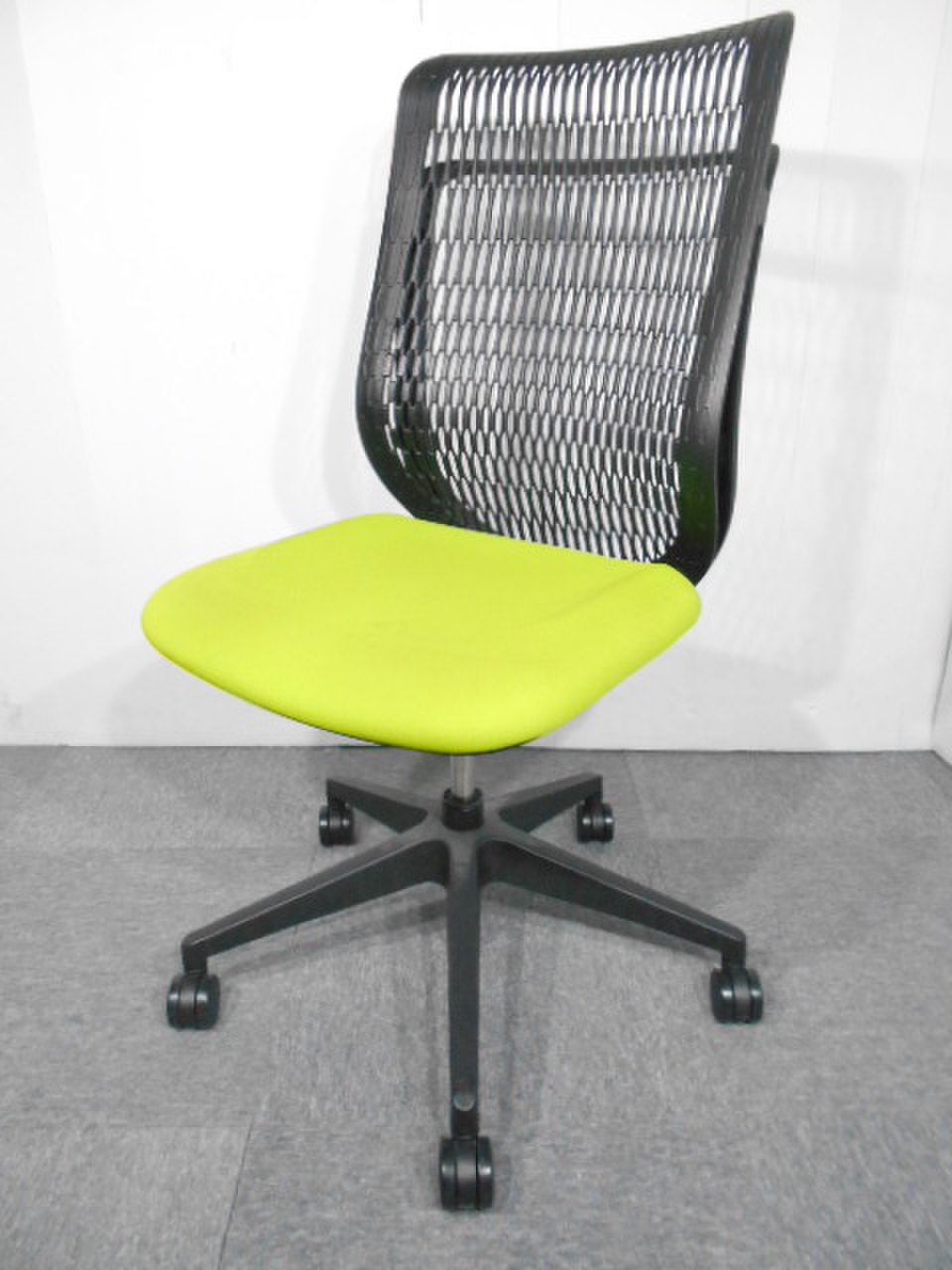 中古】AJチェア AJ CHAIR ウチダ/UCHIDA 肘無ハイバックチェア