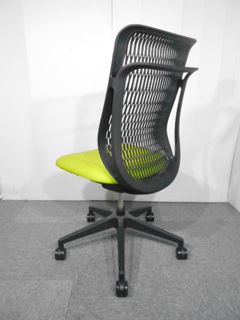 中古】AJチェア AJ CHAIR ウチダ/UCHIDA 肘無ハイバックチェア