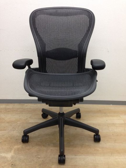 【新品】アーロンチェア AE112AWCAJG1BBBK3D01 Herman Miller/ハーマンミラー 肘付ハイバックチェア 273822