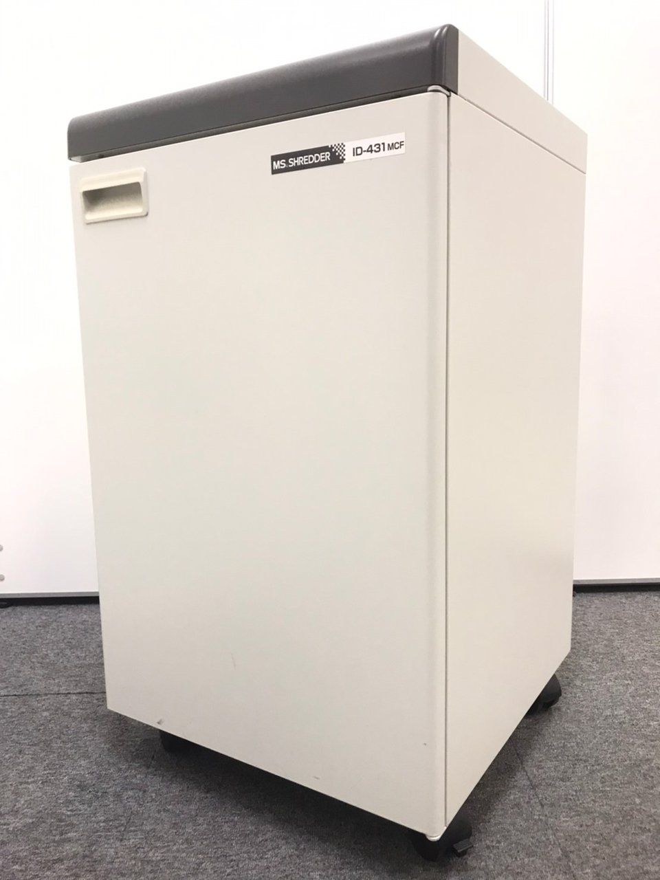 【最大裁断枚数20枚※新品時】シュレッダー　ワンカットクロス｜明光商会製｜MS ID431MCF
                        IDシリーズ 
                                    中古
            