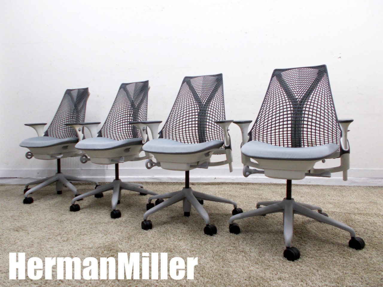 中古】セイルチェア Herman Miller/ハーマンミラー 肘付