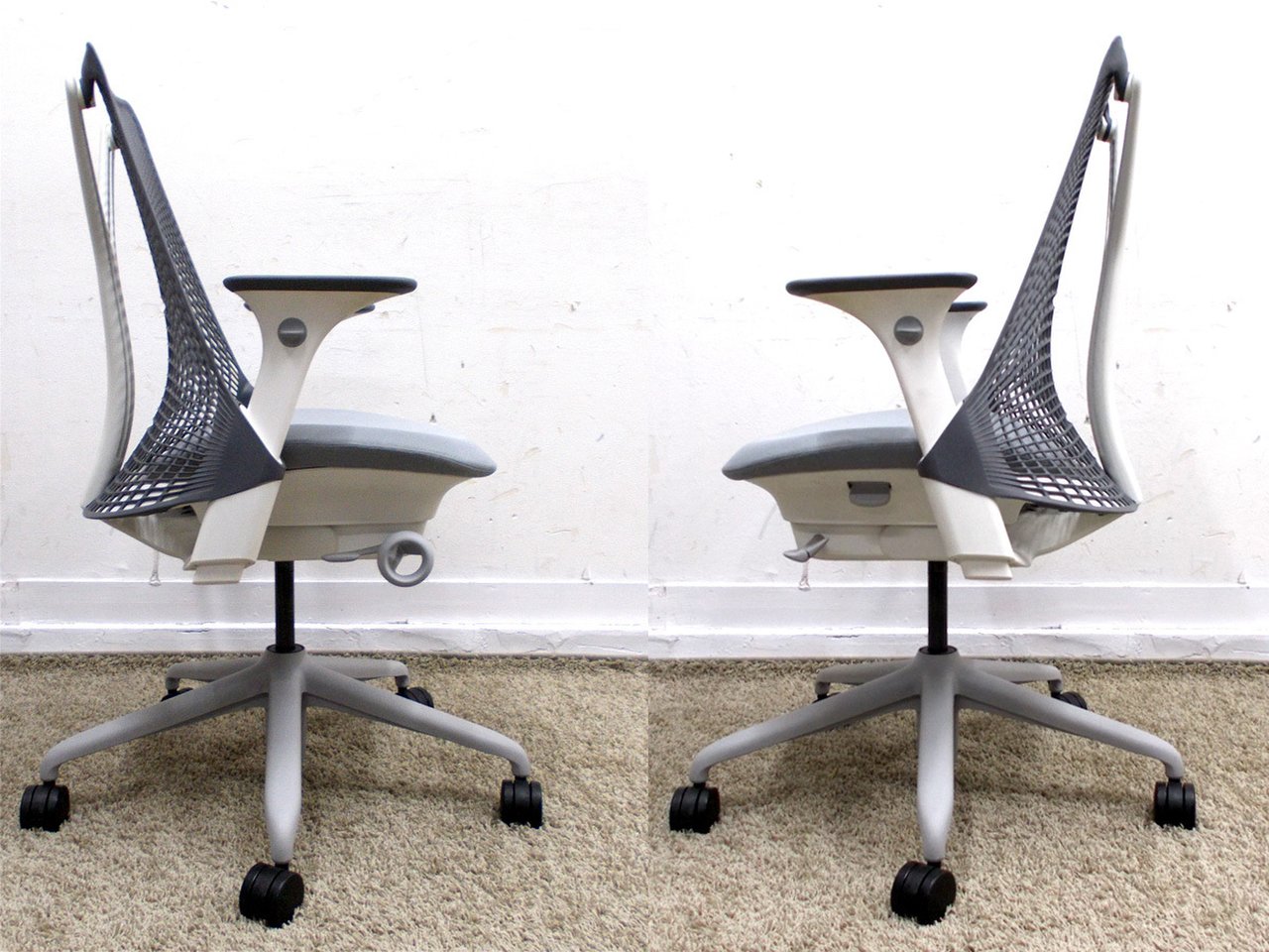 中古】セイルチェア Herman Miller/ハーマンミラー 肘付