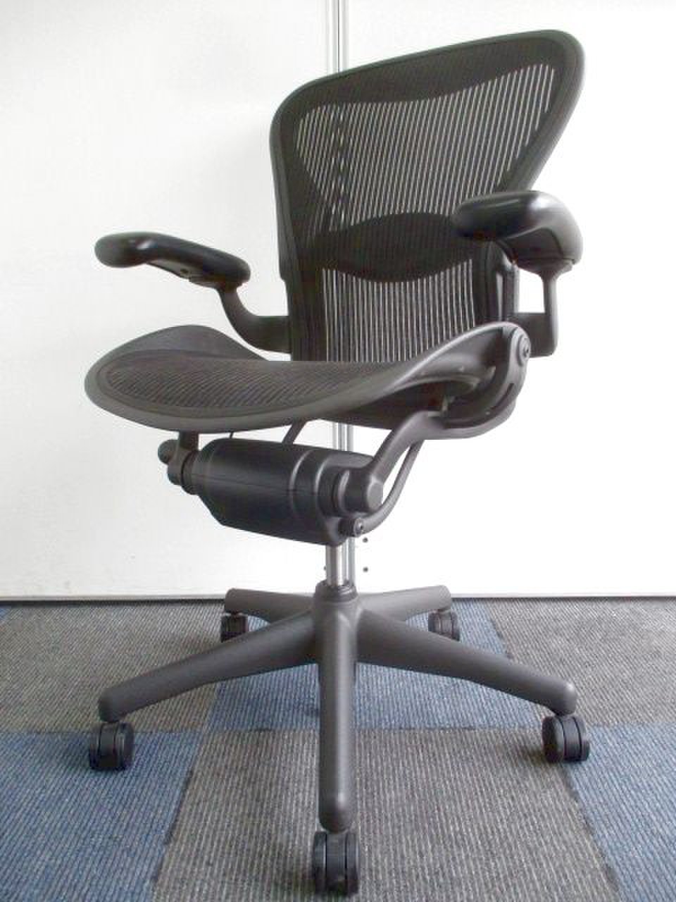 Herman Miller / ハーマンミラー アーロンチェア AE111PWB 中古】アーロンチェア AE111PWB AJ G1 BB BK 3D01 Herman Miller