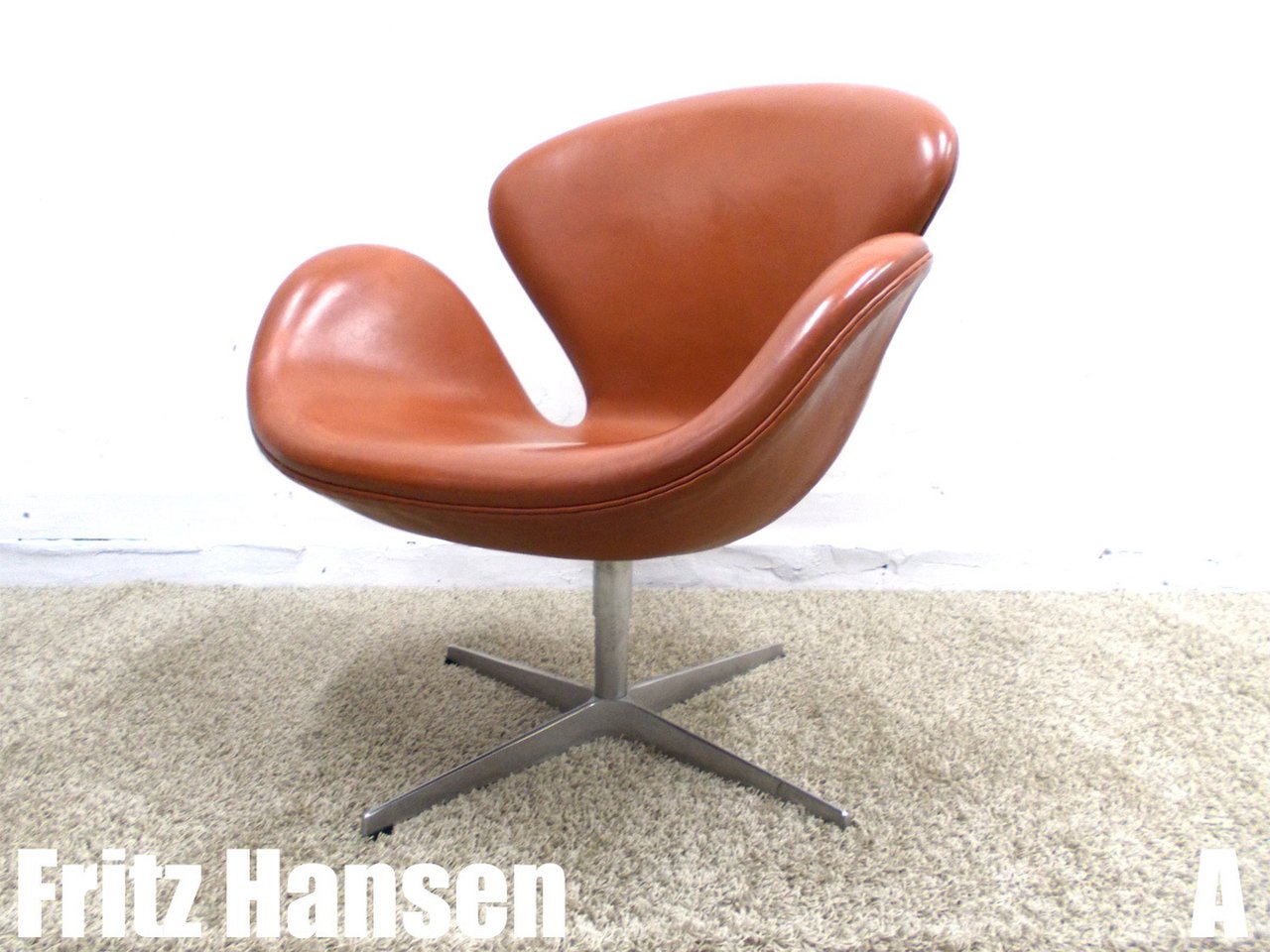 A)Fritz Hansen/フリッツハンセン　スワンチェア　本革　北欧　SASロイヤルホテル
                        その他シリーズ
                                    中古
            