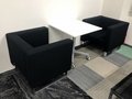 【1セット限り!!】コクヨのViewRiseと応接用の1人用ソファのセットです!!テーブルは上下昇降するので、使い方は自由自在!!