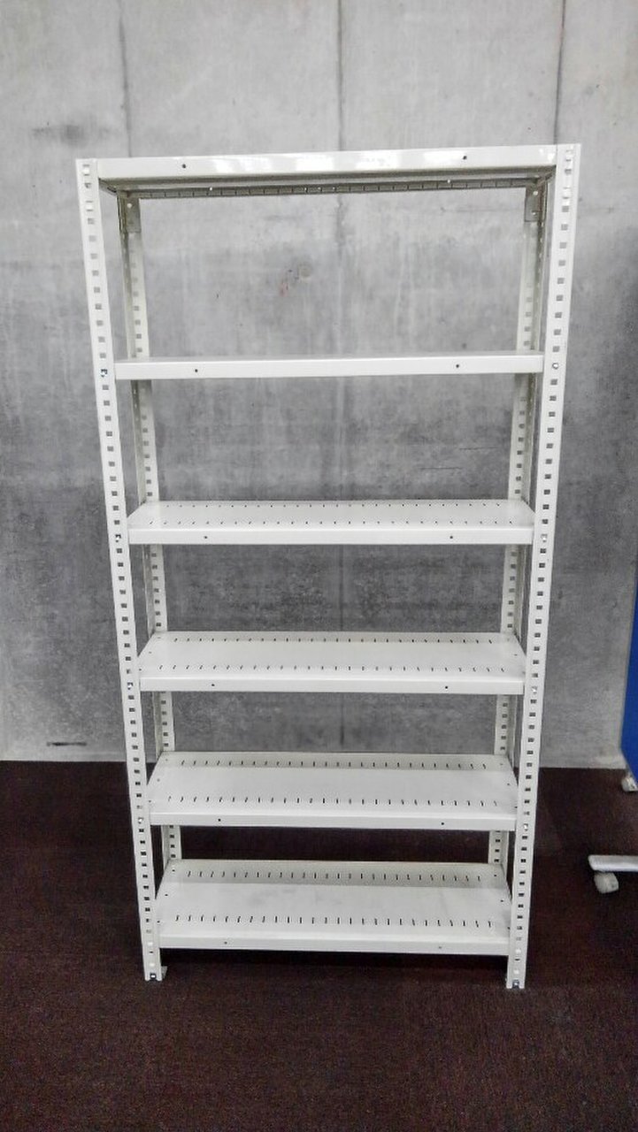 祝：オリンピックイヤーキャンペーン対象商品！！　税抜1万円未満の商品は500円、1万円以上の商品は1,000円 WEB価格からお値引き！【2月29日までのお問い合わせのみ・他のキャンペーンとの併用不可・1円と10円の商品は除く・マテハン本舗独自のキャンペーン】スリムなラックが入荷致しました！！ ②　天地6段　耐荷重：段/150kg　ボルトレスなので組立も簡単！　※マテハン本舗の中古商品は、千葉県柏市に在庫がございます。
                        不明
                                    中古
            