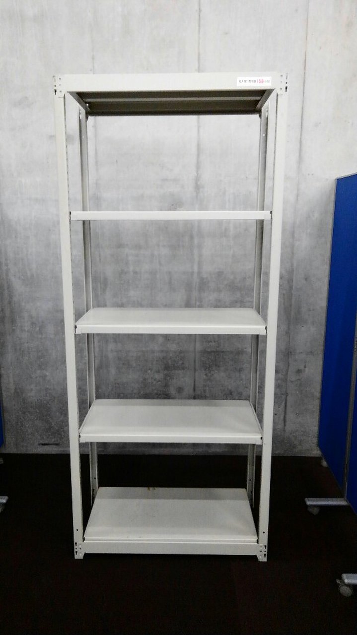 W900の中古ラックが8台入荷しました！　天地5段　耐荷重：段/150kg　ボルトレスなので組立も簡単！　同シリーズのW1200も入荷しております。
 ※マテハン本舗の中古商品は、千葉県柏市に在庫がございます。
                        不明
                                    中古
            