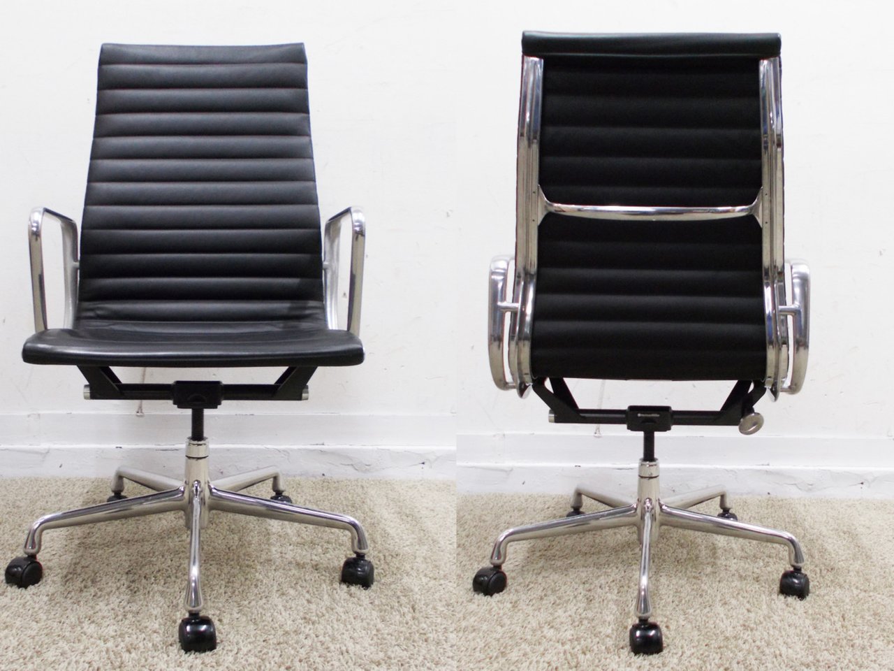 中古】イームズ アルミナム Herman Miller/ハーマンミラー 肘付