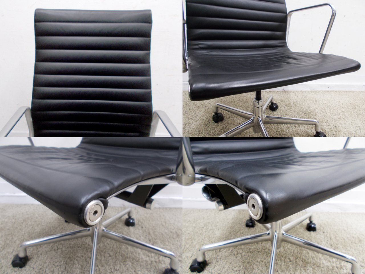 お値下げ　美品　イームズ　アルミナム ハーマンミラー　 リプロダクト 楽天市場】ハーマンミラー Herman Miller イームズ アルミナム