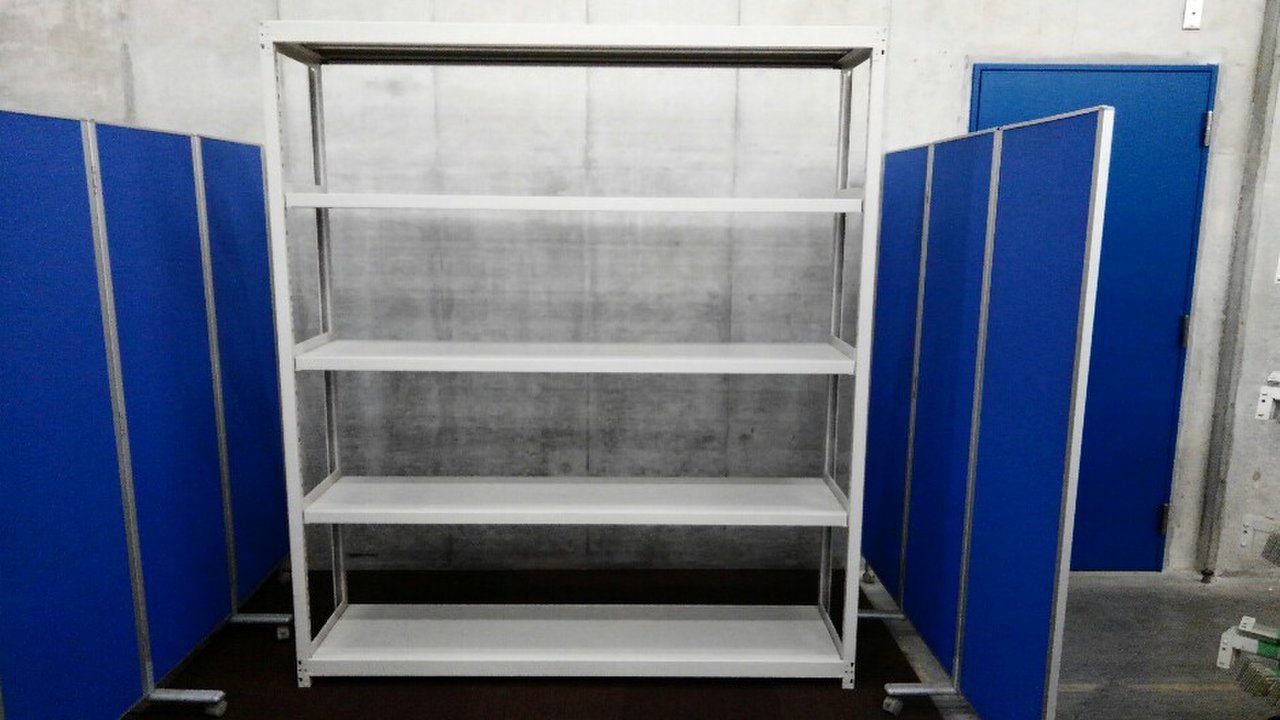 祝：オリンピックイヤーキャンペーン対象商品！！　税抜1万円未満の商品は500円、1万円以上の商品は1,000円 WEB価格からお値引き！【2月29日までのお問い合わせのみ・他のキャンペーンとの併用不可・1円と10円の商品は除く・マテハン本舗独自のキャンペーン】W1840の中古ラックが1台入荷しました！　天地5段　耐荷重：段/150kg　ボルトレスなので組立も簡単！ 
※マテハン本舗の中古商品は、千葉県柏市に在庫がございます。
                        不明
                                    中古
            