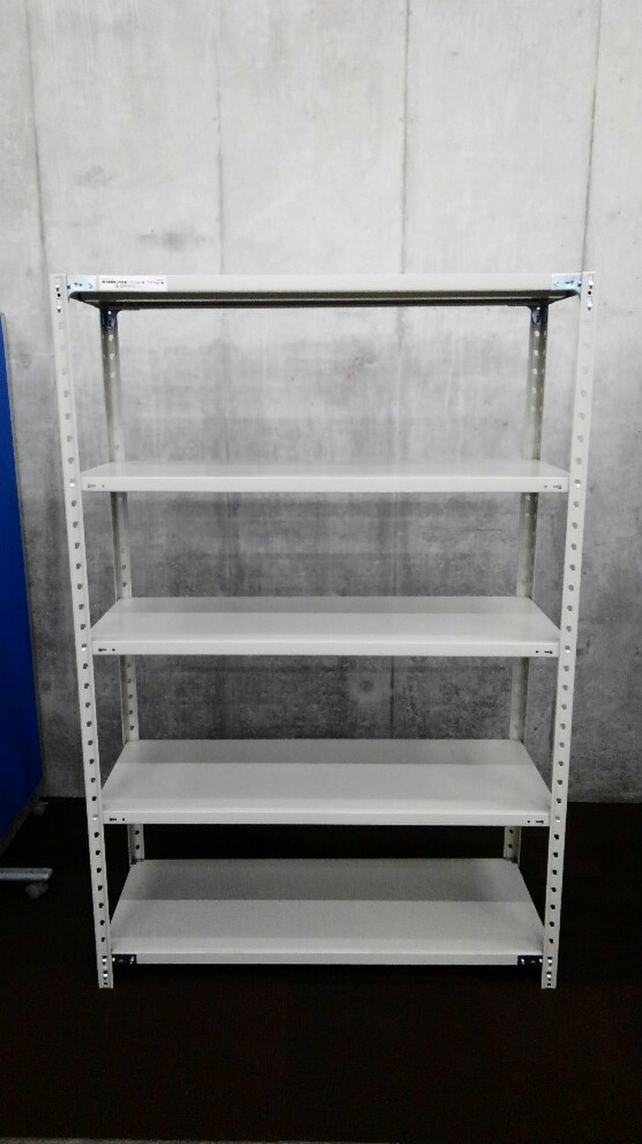 上下ボルト式タイプの中古ラックが3台入荷致しました！！　天地5段　耐荷重：段/150kg　全段で750kgまで！　 
※マテハン本舗の中古商品は、千葉県柏市に在庫がございます。
                        KRラック 
                                    中古
            