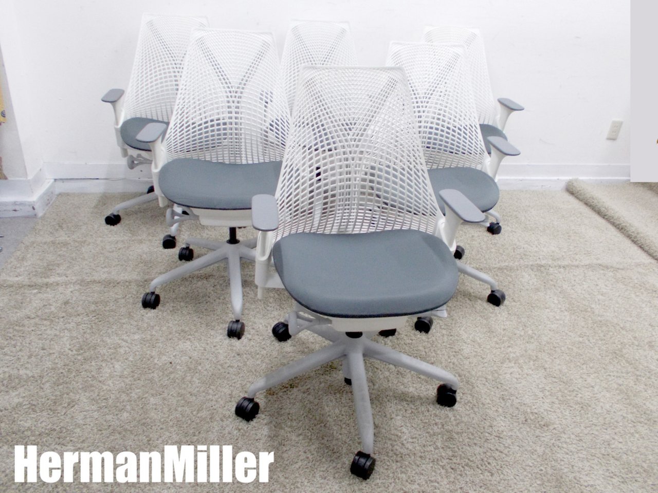 HermanMiller/ハーマンミラー　セイルチェア 肘付8脚セット　AS1YA23HA-0691
                        セイルチェア 
                                    中古
            
