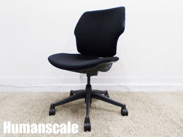 【中古】Freedom Chair Humanscale/ヒューマンスケール 肘無ミドルバックチェア 281678