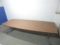 【オフィシャルな空間にもフィット！】■オカムラ製　会議用テーブル　W3200mmサイズ【OKAMURA　RATIOシリーズ】【ハイグレード】