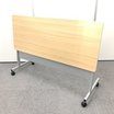 【1台限定】カグクロのスタッキングタイプ、ミーティングテーブル入荷。明るくてきれいなナチュラル天板!