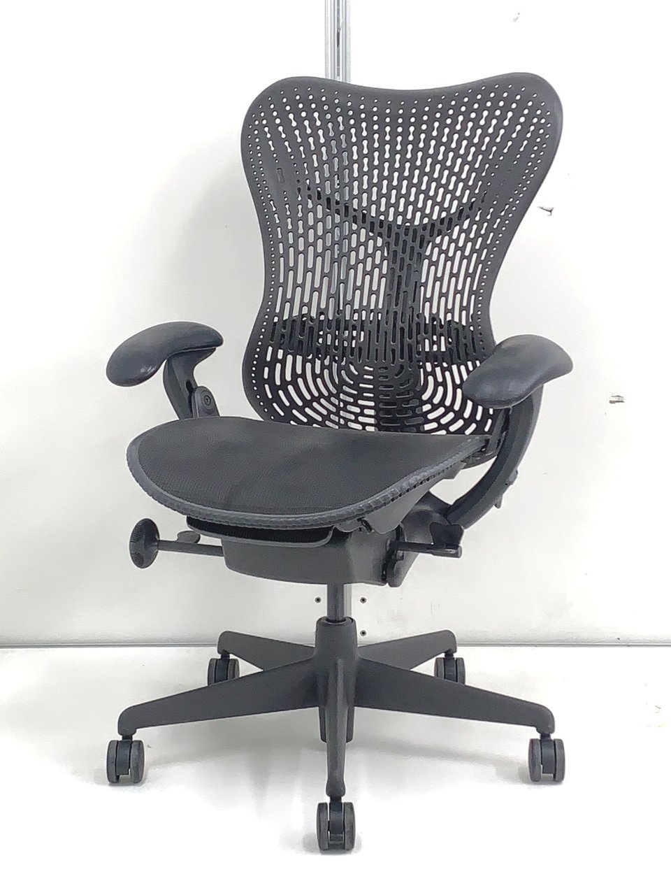 中古】ミラアーム Herman Miller/ハーマンミラー 肘付ハイバックチェア