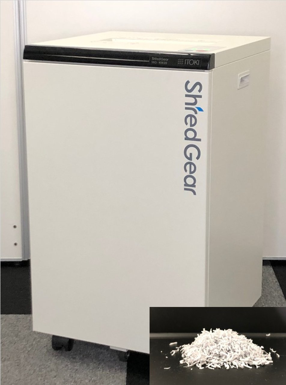 【細かく裁断可能！】オフィスの必需品です！ShredGear SRG-KW20　イトーキ　セキュリティレベル6
                        SRG 
                                    中古
            