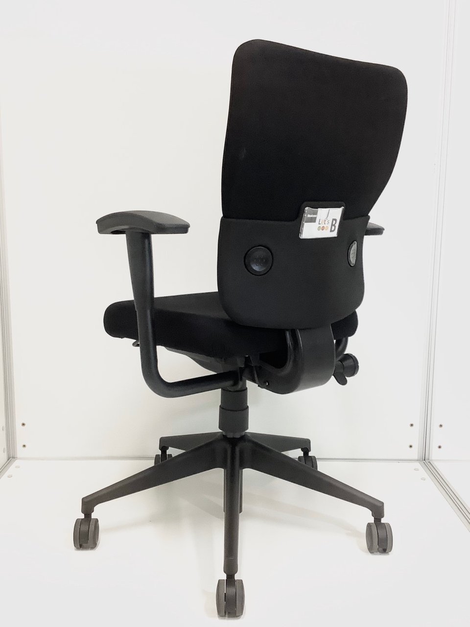 中古】LetsB レッツB Steelcase/スチールケース 肘付ハイバック