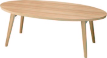 【新品】東谷　楕円形の折畳テーブル！ヘンリー センターテーブル