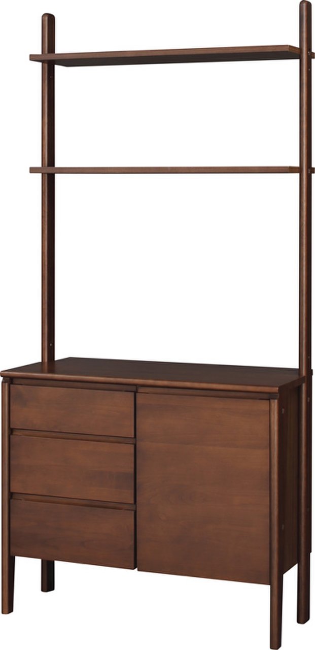 【新品】東谷　シックなブラウン！ ブリッジ　シェルフＷ85
                        ブリッジ 
                                    新品
            