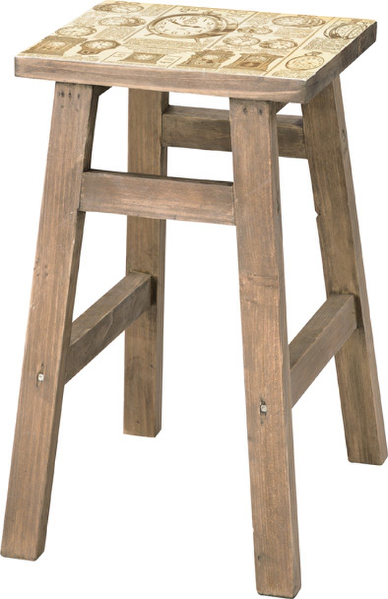 【新品】東谷　セピア色の時計柄！ スツール
                        その他シリーズ
                                    新品
            