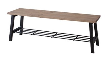 【新品】東谷　シンプルな木製 ダイニングベンチ　ローマン