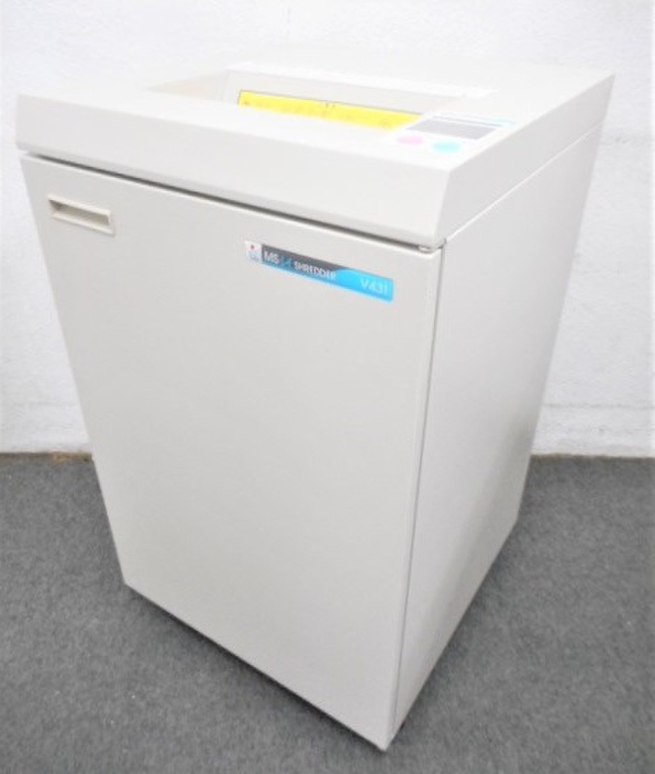 【業務用シュレッダー】■明光商会製　MSシュレッダー（A3用紙対応） V431【ワンカットクロス方式】
                        MSシリーズ 
                                    中古
            