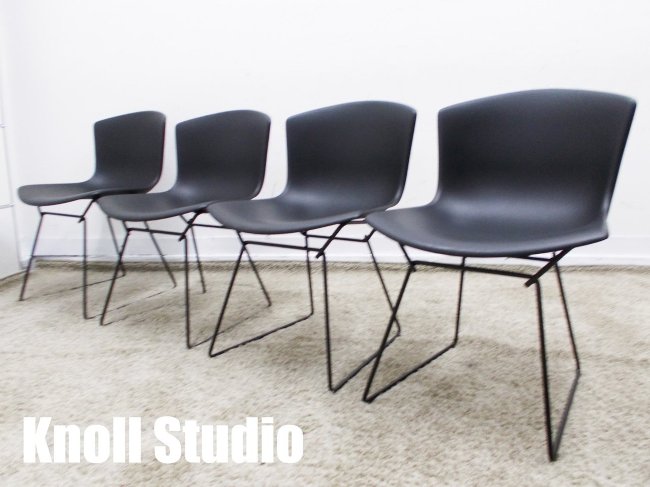 中古】ハリー・ベルトイア チェア Knoll/ノール ミーティングチェア