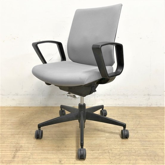 中古】ウィザード2 CRS-G1820F6 コクヨ/KOKUYO 肘付ローバックチェア  