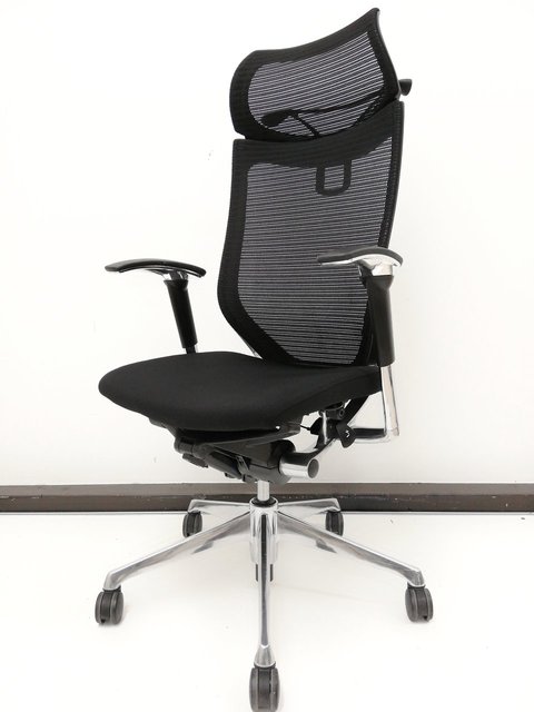 バロンチェア オカムラ ヘッドレスト 可動式 パーツ - 椅子/チェア